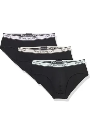 Emporio Armani Herren Stretch Cotton Core Logoband 3-Pack Brief, , S (3er Pack)