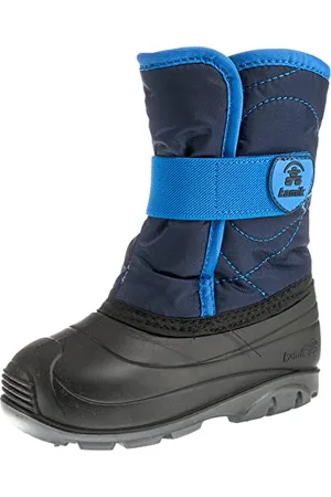 Kamik Unisex-Jungen Snowbug3 Winterstiefel, Blau (Navy NA2), 22 EU