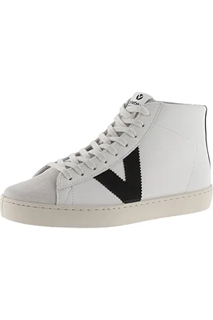 victoria High-Top Unisex Berlin Leder & Kontrast-Teile & Spaltleder-Zehe 1126163 für Erwachsene Negro 37