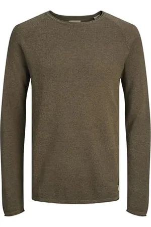 JACK & JONES Herren Jjehill Knit Crew Neck Noos Strickpullover, /Detail:Twist, XS