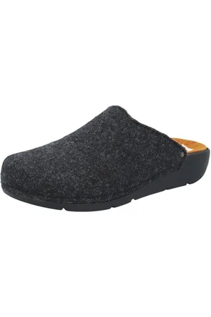 Berkemann Damen Vivian Hausschuh, dunkelgrau/orange, 36 1/3 EU