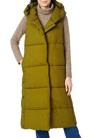QS by s.Oliver Damen 2120750 Daunenweste, Green, 38