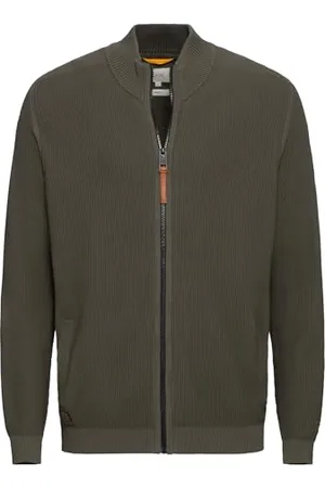 Camel Active Herren Strickjacke aus zertifiziertem Organic Cotton Menswear-L