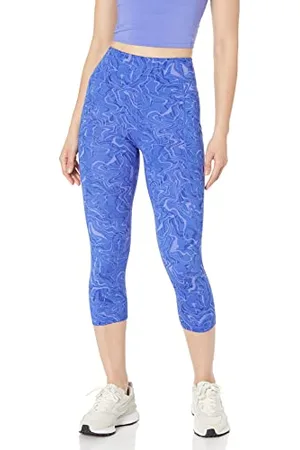 Amazon Damen Active Sculpt Workout Athleisure Capri-Leggings mit hohem Bund und Taschen (erhältlich in Übergrößen ), , M
