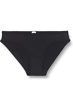Skiny Damen Advantage Micro Rio 2er Pack Brazilian Slip, (Black 7665), (Herstellergröße: 44)