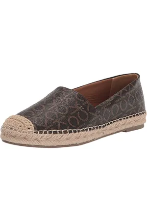 Calvin Klein Damen Beliebt Ballerinas, Espresso-Logo, 37 EU