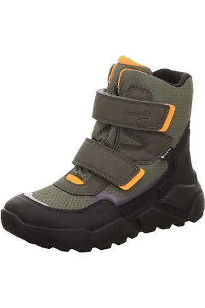Superfit Jungen ROCKET warm gefütterte Gore-Tex Stiefel, GRÜN/ORANGE 7000