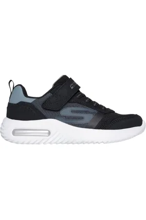 Skechers Bounder-Tech Sneaker, Black/Charcoal, 34 EU
