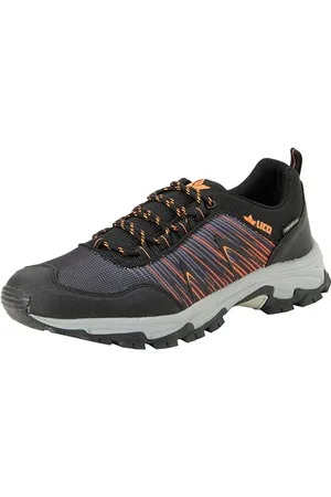LICO Unisex Gander Traillaufschuhe, schwarz/Marine/orange, 46 EU
