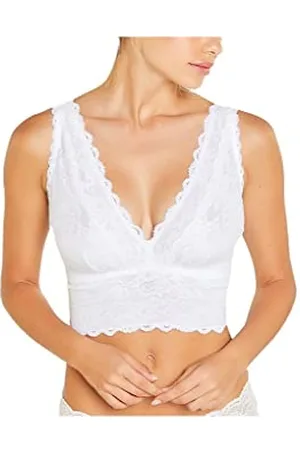 Cosabella Damen NSN Lngline Plnge Curvy Bralet Tauch-BH, White, X-Small