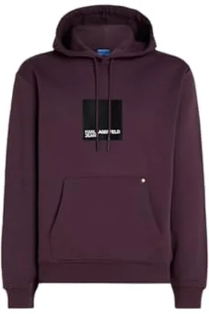 Karl Lagerfeld Herren, Regular Logo Hoodie, Pflaum Perfect, Xtra Small