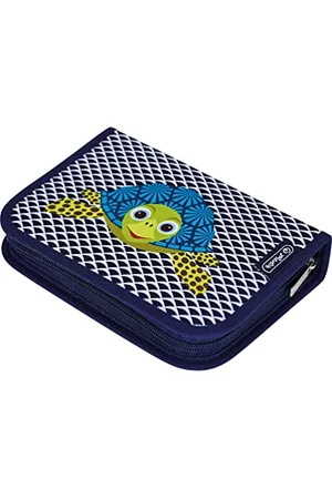 HERLITZ 50038268 31-teiliges Schüleretui, Cute Animals Turtle, 1 Stück