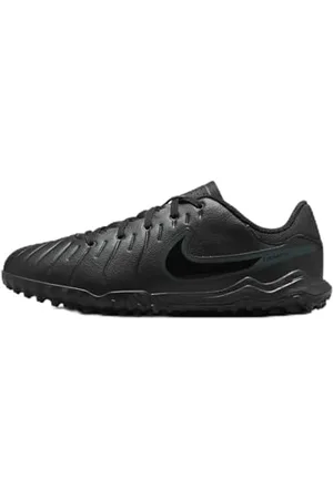 Nike Jr. Tiempo Legend 10 Academy Sneaker, Black/Black-Deep Jungle, 32 EU