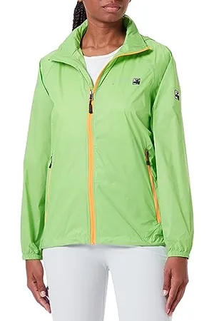 DEPROC-Active Deproc Active Leichte Damen Regenjacke mit Kapuze Wasserdicht Wetterfest Windbreaker Übergangsjacke ROBSON WOMEN