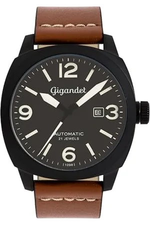Gigandet Herren Analog Japanisches Automatikwerk Uhr mit Leder Armband VNAG9/005