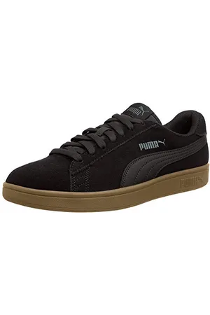 PUMA Unisex Smash v2 Low-Top, Black- Black, 42.5 EU