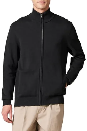 Amazon Herren Pullover mit durchgehendem Reißverschluss, , XL