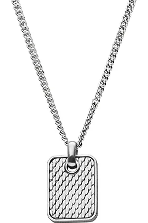 Skagen Herren-Edelstahl-Halskette mit Karabinerverschluss