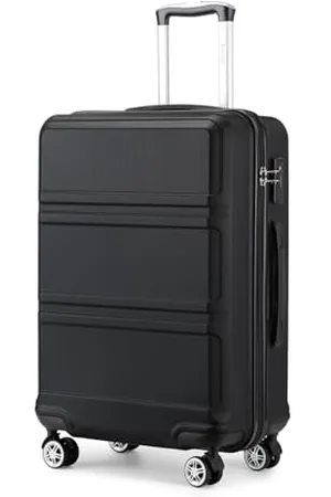 Kono Koffer Trolley Hartschale Handgepäck Zwillingsrollen Leichtgewicht ABS Kabinentrolley Reisekoffer Zahlenschloss 55cm