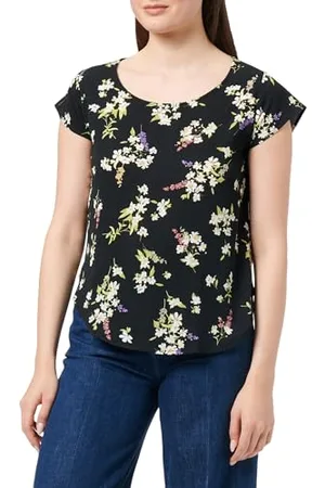 VERO MODA Vmsaki Ss Zip Top AOP WVN Ga Noos