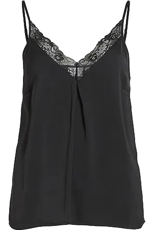 VILA VICAVA V-Neck LACE Singlet/SU - NOOS