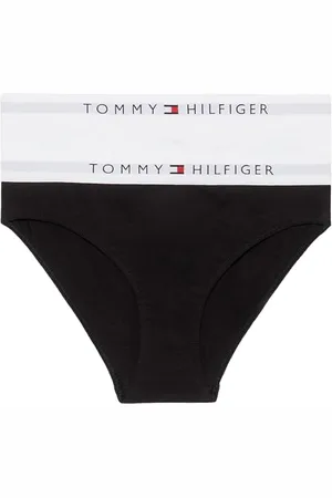 Tommy Hilfiger Mädchen 2er Pack Slips Unterwäsche, , 4-5 Jahre