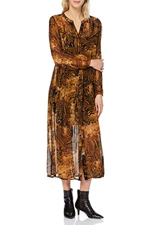 SPARKZ COPENHAGEN Damen Alberte Long Dress Kleid, , L