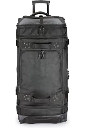 AmazonBasics Reisetasche mit Rollen, 87L, Leichter und Langlebiges Trolley aus Ripstop-Gewebe, Großes Fassungsvermögen mit Teleskopgriff, Ideal für Reisen, Arbeit und Freizeit