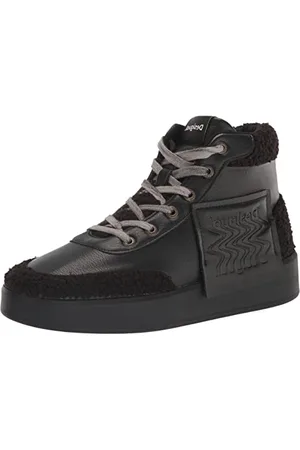 Desigual Damen Shoes_Fancy HIGH Patch 2000 Black Sneaker, 40 EU