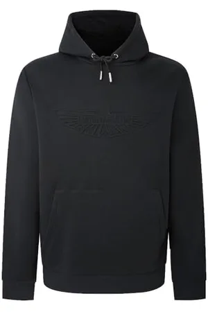 Hackett Herren AM Embossed HDY Kapuzenpullover, Black (Black), XXL