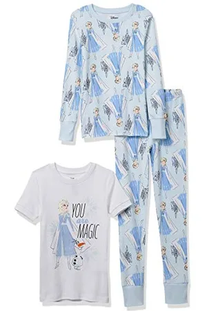 Amazon Disney | Marvel | Star Wars Mädchen Pyjama-Set, 3-Teilig (Zuvor Spotted Zebra), , 11-12 Jahre