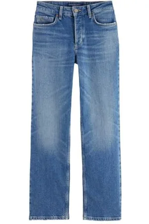 Scotch&Soda Damen Core The Sky Straight - Jeans, Clean Blue, 27W / 32L EU