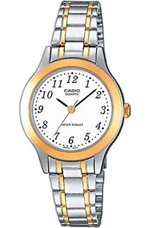 Casio Damen Analog Quarz mit Edelstahl Armbanduhr LTP1263PG7BEF