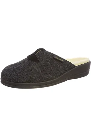 Fischer Fischer Dora, Damen Pantoffeln, Schwarz (anthrazit 205), 39 EU (5.5 UK)