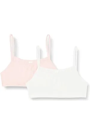 Dim Bh ohne Bügel Les Pockets Eco Bustier Mädchen x2, /Weiß, 8 Years