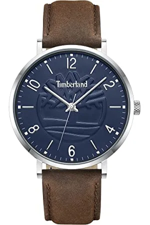Timberland Unisex Analog Quarz Uhr mit Leder Armband TDWGF0009604