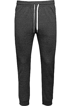 Champion Herren Legacy Authentic Pants Powerblend Terry C-Logo Zip Pocket Rib Cuff Trainingshose, , M
