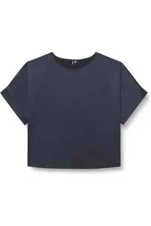 VERO MODA Damen VMCMERLE 2/4 O-Neck WVN GA NOOS CUR Top, , 46
