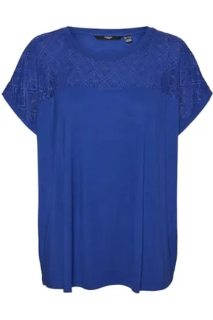 VERO MODA VMCANNE SS O-Neck LACE TOP JRS NOOS CUR