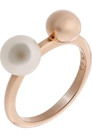 ORPHELIA Damen-Ringe 925_Sterling_Silber mit Rund Perle 