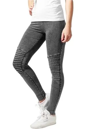 Urban classics Damen Ladies Denim Jersey Leggings, , M