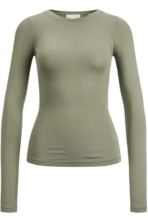 JJXX Damen JXHARMONY Tight LS Dream Oneck Tee NOOS Langarmshirt, , M