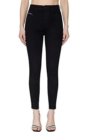 Diesel _1984 SLANDY-HIGH_Pants_Farbe: Schwarz_27 Kurz