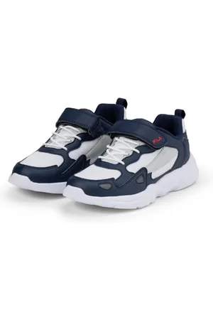 Fila Unisex Kinder Ventosa Cb Velcro Kids Sneaker, White Navy, 31 EU Weit