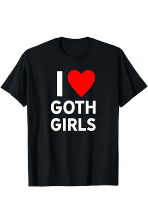 Iheart Love Goth Girls Heart Trendy Egirl Eboy GF Aesthetic Vibe T-Shirt