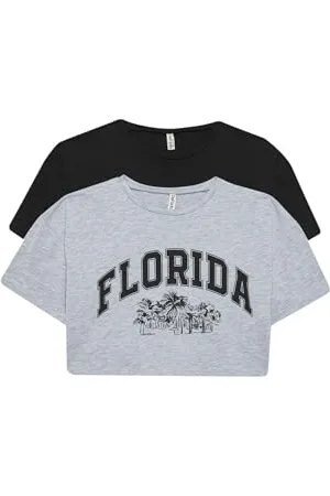 DeFacto Mädchen B7795a8 T-Shirt, , 10-11 Jahre EU