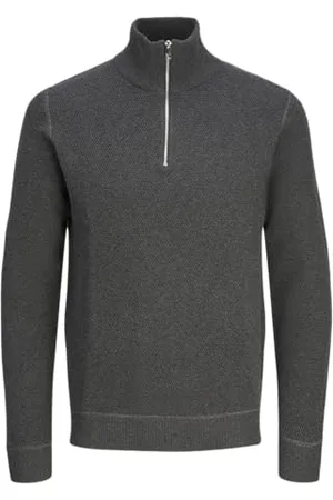JACK & JONES JACK&JONES Herren Jprbluchrister Knit Half Zip Strickpullover, , XS