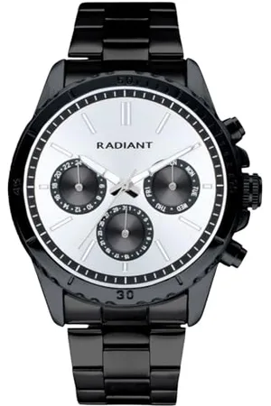 Radiant Tech Herren-Armbanduhr Analog Quarz mit Edelstahl-Armband RA640703