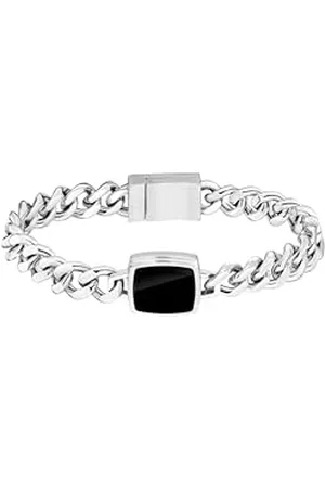 HUGO BOSS Jewelry armband für Herren Kollektion ODELL in Edelstahl Mit Schwarzem Onyx