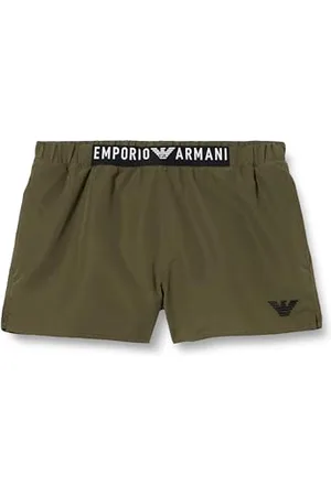 Emporio Armani Herren Logoband Boxer Swim Trunks, , 52